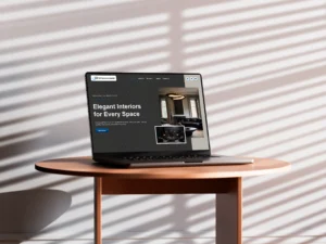 Interior Design Website (Sri Homes) - designed with wordpress and elementor by vigroos web designs