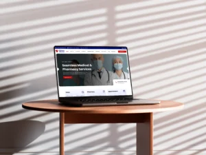 Professional Hospital website design built with WordPress and Elementor by Vigroos Web Designs