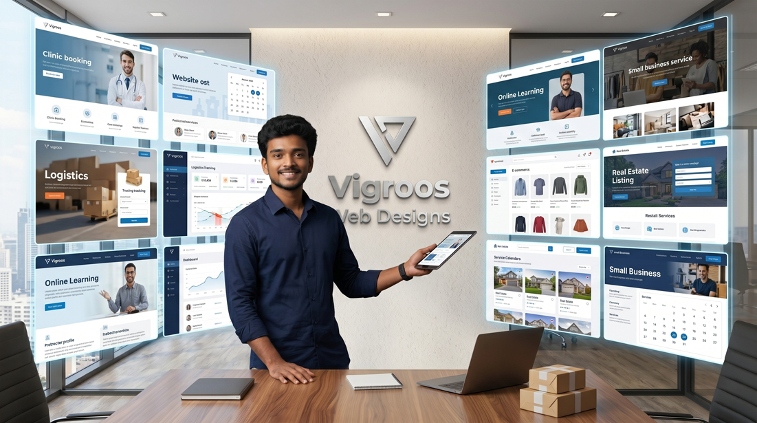 Website Designer Tamil Nadu - vigroos web designs - vignesh