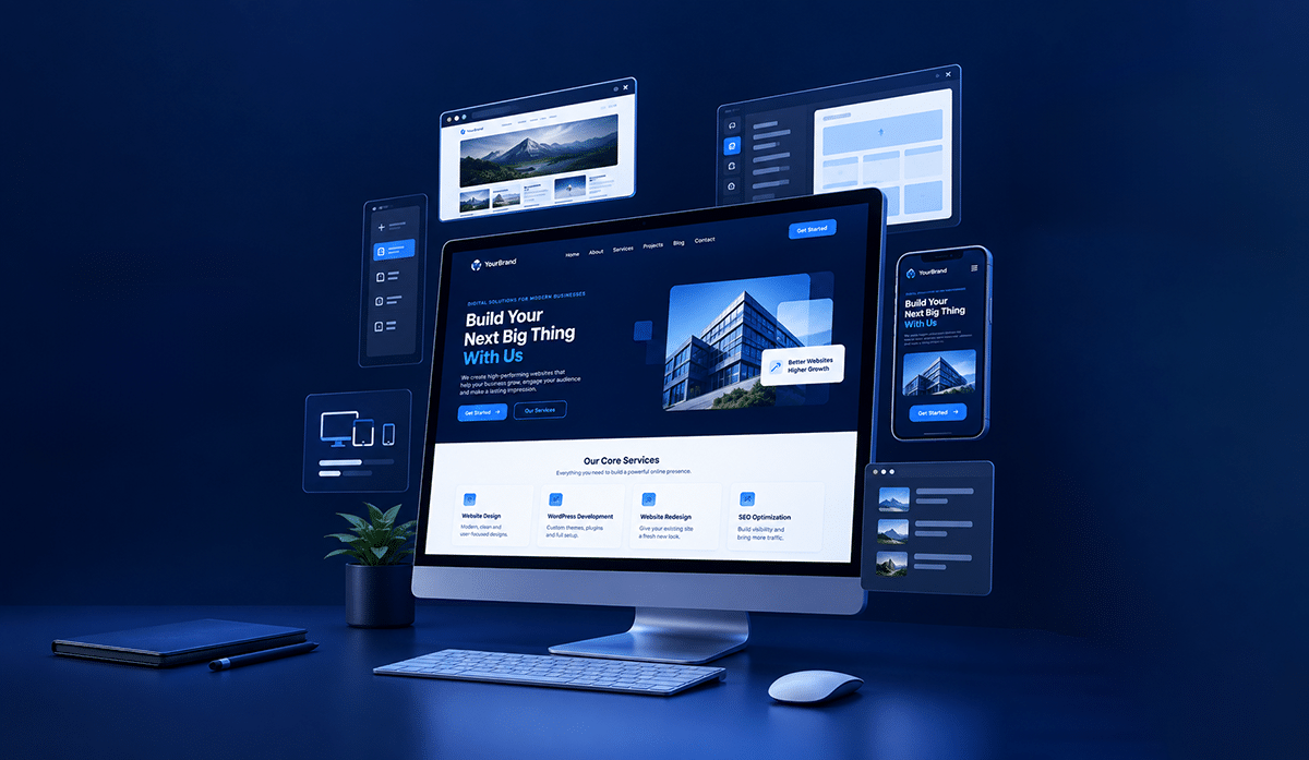 wordpress website development - vigroos web designs